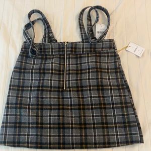 Forever 21 skirt with suspenders
